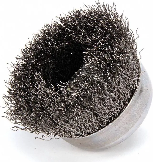 Main image of WEILER 93243 Crimped Wire Cup Brush, 3" Dia., 0.014"