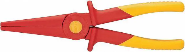 Alt view image 3 of 3 - KNIPEX 98 62 02 8 21/32 in Needle Nose Plier Dipped Handle