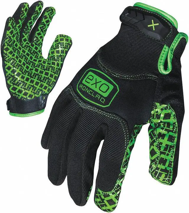 Main image of IRONCLAD EXO-MGG-06-XXL 2XL Black TPR Puller Cuff Grip Gloves