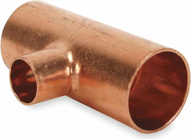 Alt view image 2 of 3 - NIBCO 611R 21/2x21/2x11/4 2-1/2" x 2-1/2" x 1-1/4" NOM C Copper Reducing Tee