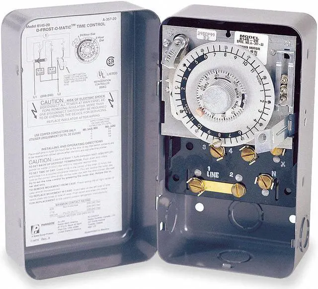 Alt view image 2 of 2 - PARAGON 8141-00 Timer,Defrost,120V,1 NO,2NC Switches