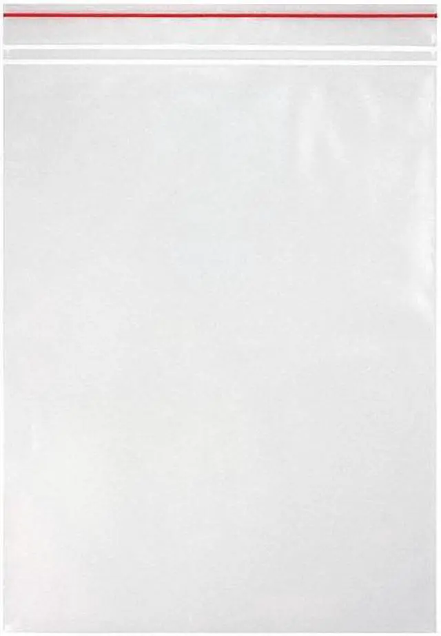 Alt view image 2 of 2 - MINIGRIP MGRL2P0810 Reclosable Bag, Zip Seal, 10 in L, 8 in W, 2 mil Thick, Low