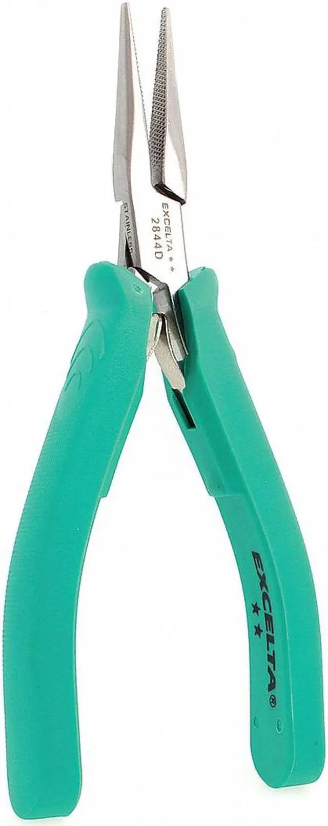 Alt view image 2 of 3 - EXCELTA 2844D Chain Nose Plier,5-3/4 in.,Serrated