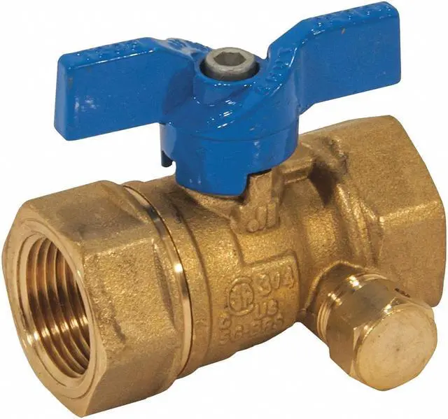 Main image of JOMAR VALVE 102-304 3/4" FNPT Brass Gas Ball Valve Inline