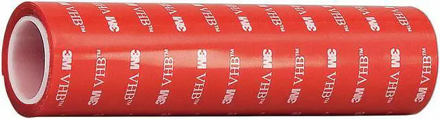 Alt view image 2 of 2 - 3M 4905 Double-Sided Foam Tape, 6 in W, 1 yd L, 1/32 in, Polyethylene Foam,