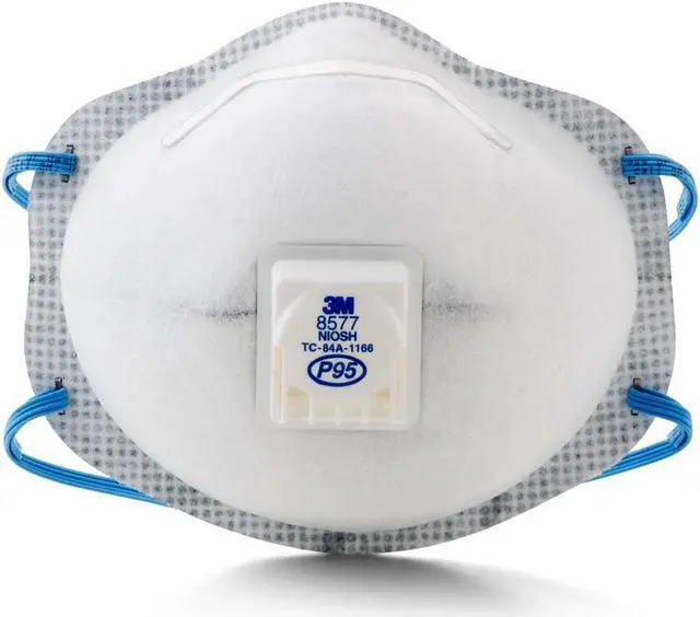 Alt view image 4 of 8 - C-Respir Mask P95 Maint Free Whi 10/Box 8577