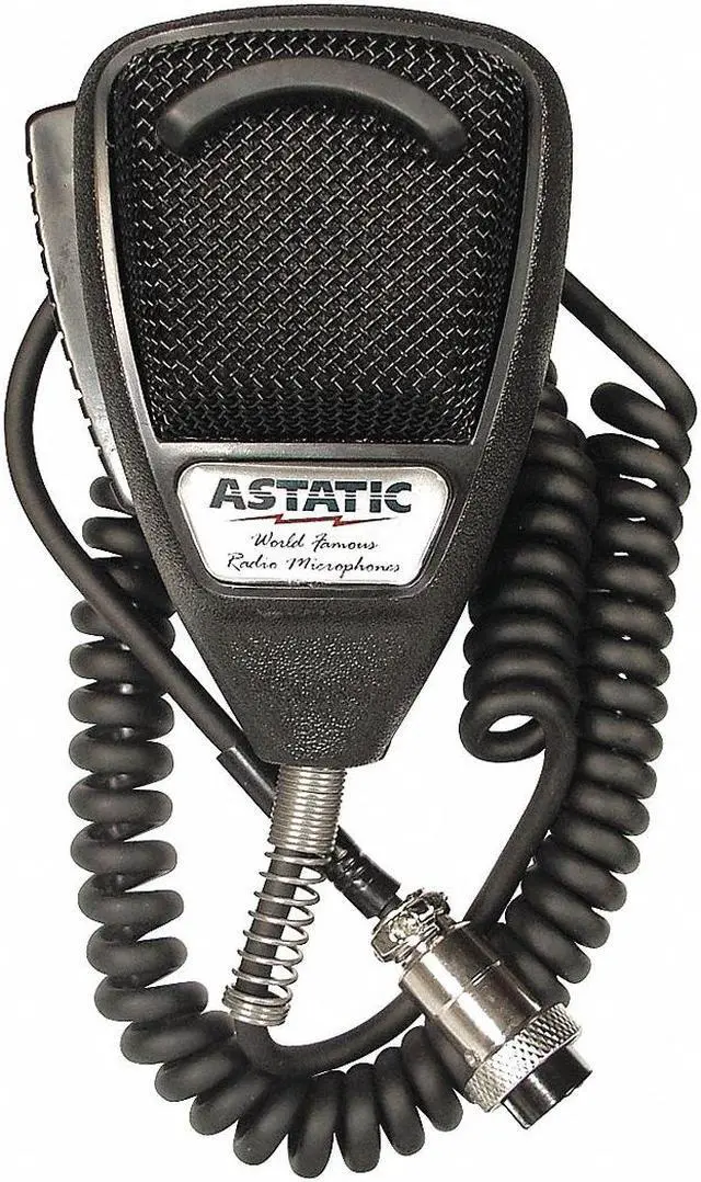 Alt view image 10 of 12 - Astatic CB Mic,Noise Cancelling,4 Pin  302-10001
