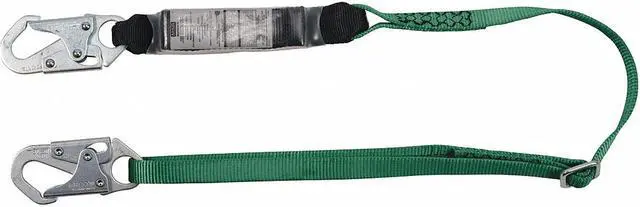 Alt view image 2 of 3 - MSA 10190397 Lanyard, 6 ft., 230 lb Weight Capacity, Green