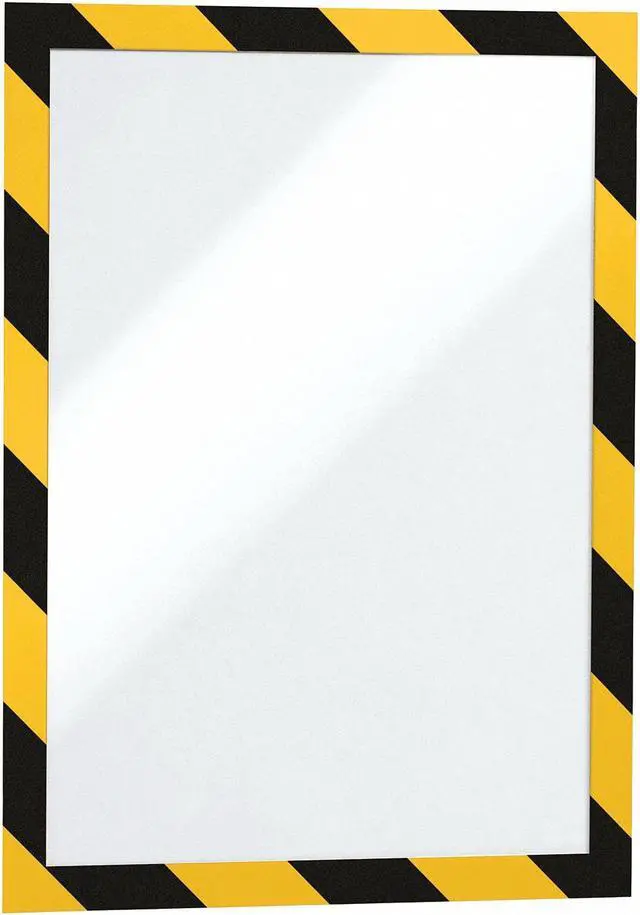 Alt view image 2 of 11 - Durable 4770130 Twin-color Border Self-adhs Security Frame