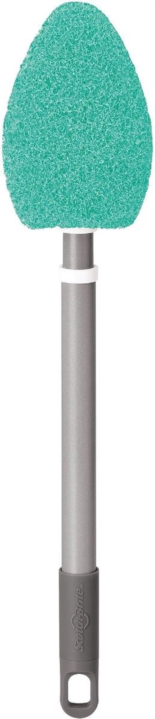 Alt view image 4 of 5 - 3M Scotch-Gard Long Handled Shower & Bath Scrubber with Handle 549X-4