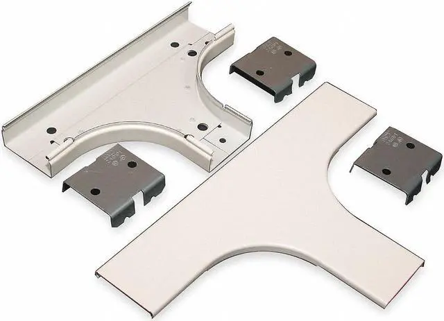 Main image of LEGRAND V2415FO Tee Raceway, 2400 Series, 2 Channel, 3.875 in W, 0.88 in H,