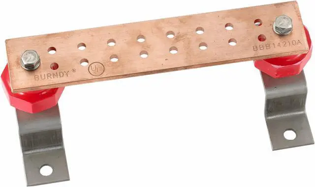 Alt view image 2 of 8 - HUBBELL PREMISE WIRING HBBB14210A Busbar,Grounding and Bonding
