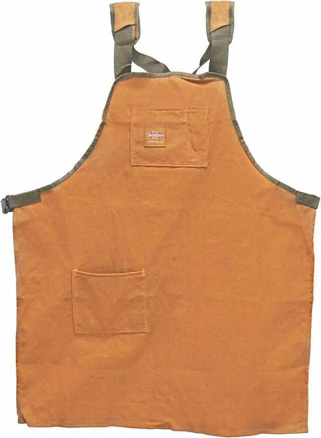 Alt view image 7 of 14 - BUCKET BOSS 80300 Tool Apron, Tool Apron, Brown, Canvas, 3 Pockets