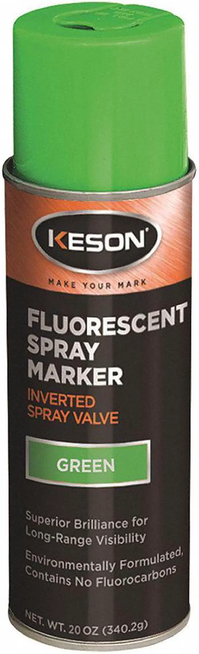Alt view image 2 of 4 - KESON SP20G Inverted Marking Paint, 20 oz., Green, Water -Based