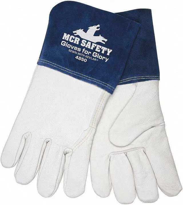 Main image of Goatskin Welding Gloves,  2XL,  Gauntlet Cuff,  12-3/4" Glove Length,  1 PR