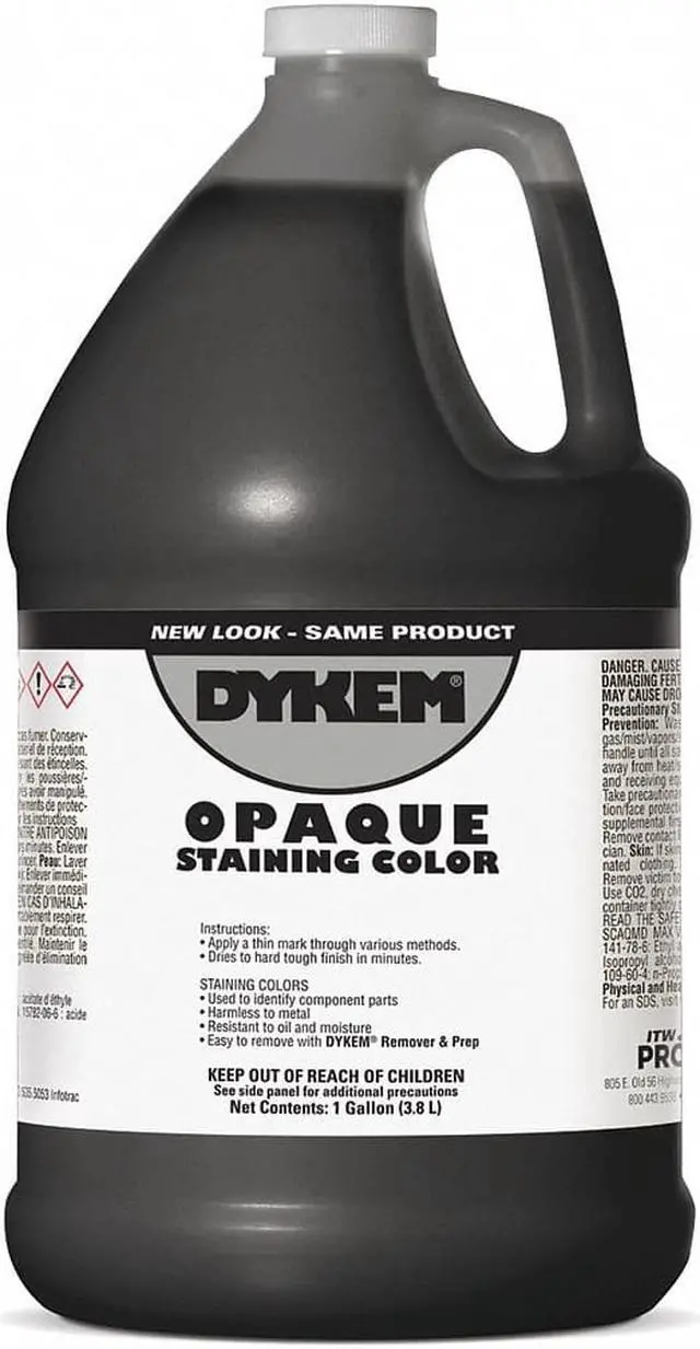 Main image of DYKEM 81724 Opaque Staining Color,Gallon,Black
