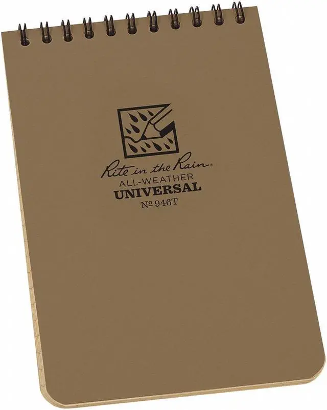 Alt view image 3 of 7 - RITE IN THE RAIN 946T All Weather Memo Book,Universal,4 x 6In.