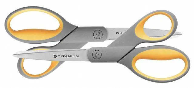 Alt view image 6 of 19 - Westcott Titanium Bonded Scissors 8" Straight 2/Pack 13901