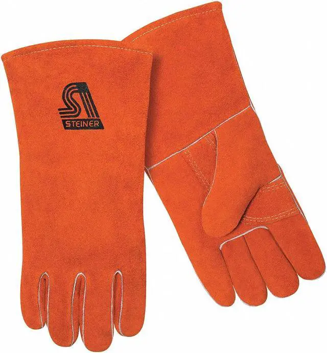 Alt view image 2 of 4 - Steiner 2119Y Standard Shoulder Split Cowhide Stick Welding Gloves, ThermoCore Foam Lined, 3X-Large