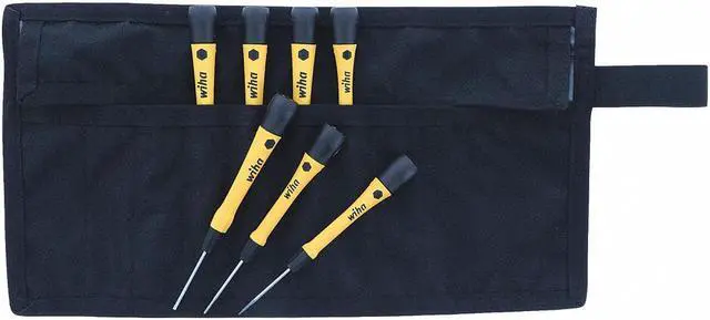 Main image of Wiha Tools ESD Precision ScrwdrvrSt, NmPcs7 HAWA 27589