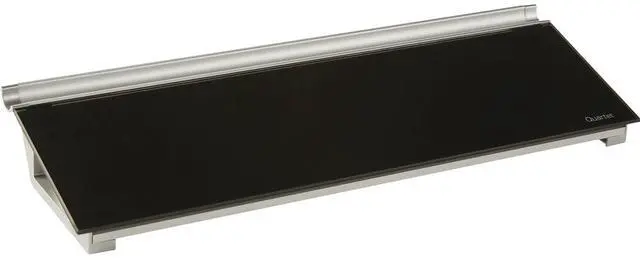 Alt view image 5 of 19 - Quartet Glass Dry-Erase Desktop Computer Pad - 6" (0.5 ft) Width x 18" (1.5 ft) Height - Black Glass Surface - Rectangle - GDP186B - OEM