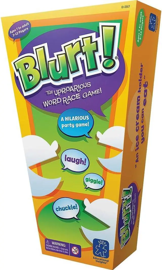 Alt view image 10 of 15 - Educational Insights Blurt! Vocabulary Building Board Game