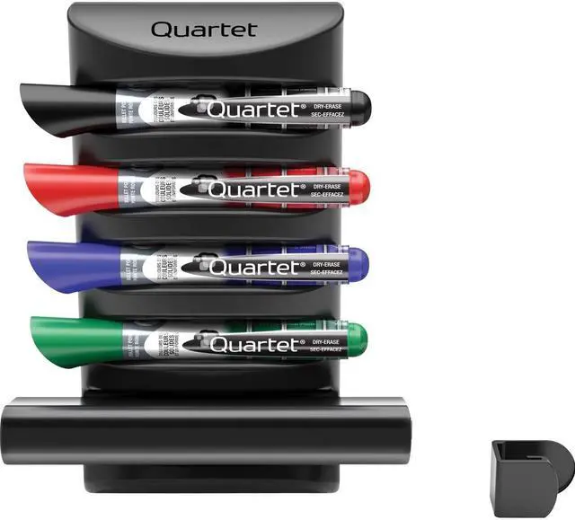 Main image of Quartet 85377 Prestige 2 Connects Marker Caddy, 4 Chisel-Tip Markers, Assorted, 1 Each