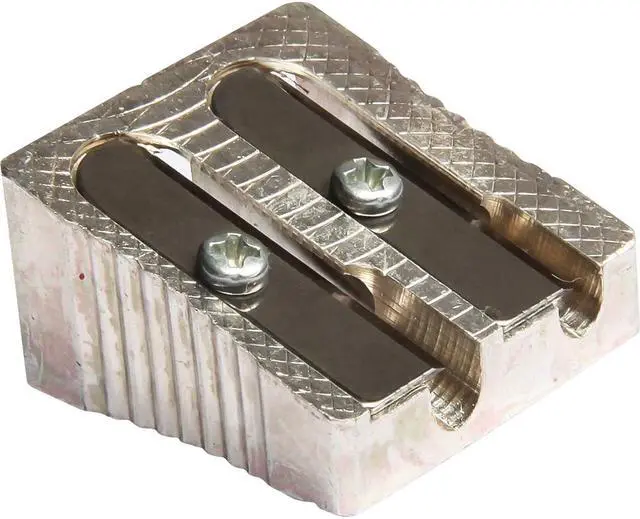 Alt view image 3 of 3 - Baumgartens BAUMR2110 Dual Sharpener- 1in.- Metal- Silver