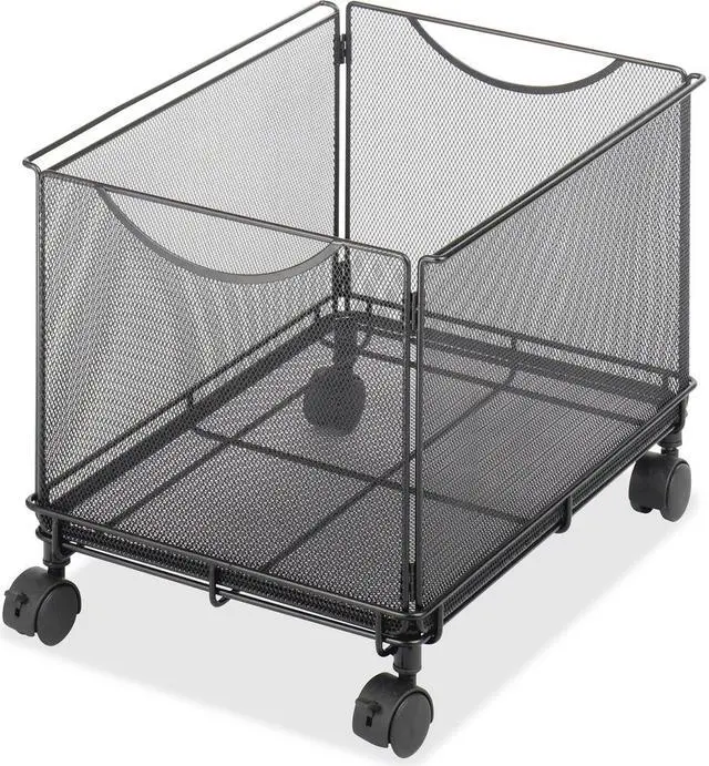 Main image of Onyx Mesh Mobile File Cube, 13-1/2w X 16-3/4d X 13h, Black