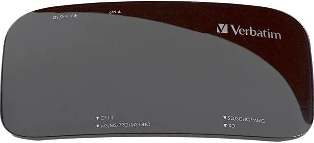 Alt view image 9 of 20 - Verbatim Universal Card Reader, USB 2.0 - Black - USB 2.0 - Black