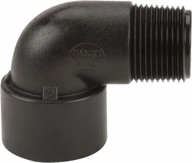 Alt view image 2 of 3 - ZORO SELECT SL100-90 1" FNPT x MNPT 90 Degree Street Elbow Sch 80