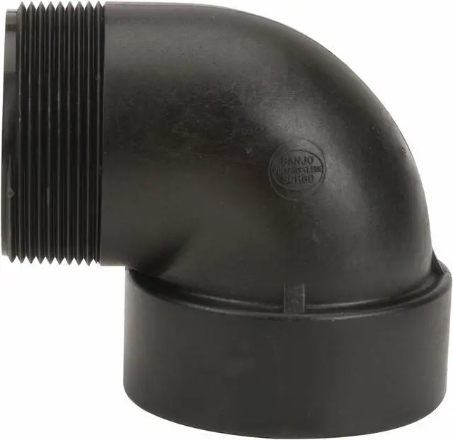 Alt view image 3 of 3 - ZORO SELECT SL300-90 3" FNPT x MNPT 90 Degree Street Elbow Sch 80