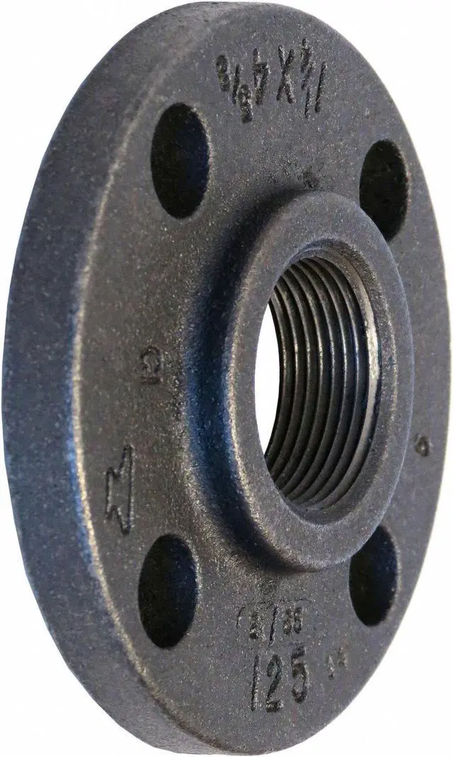 Alt view image 4 of 4 - ANVIL 0308002807 2" Flanged x FNPT Cast Iron Threaded Flange, Faced and Drilled