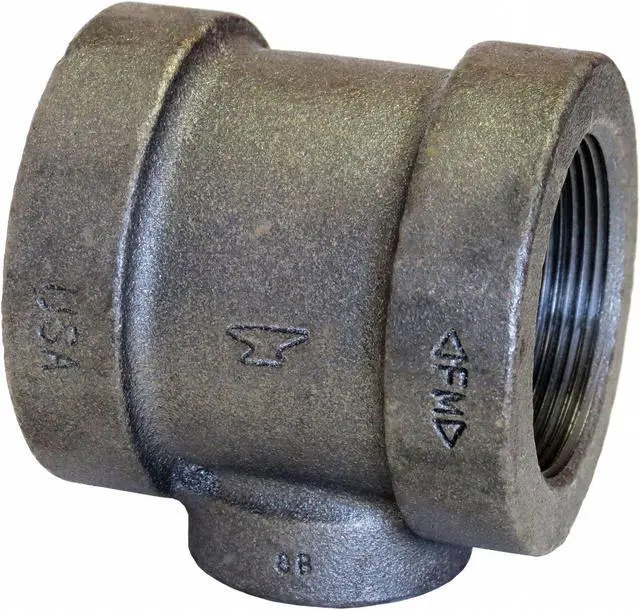 Alt view image 3 of 4 - Anvil 359 Black Cast Iron Class 125 Standard Reducing Tee, 1-1/4" X 1-1/4" X 1"