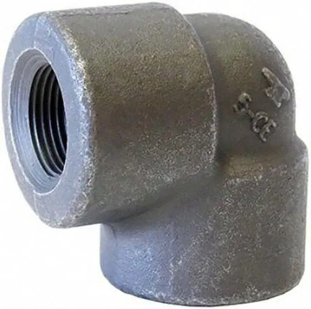 Main image of ANVIL 0361102205 90 Degree Elbow 90 Degree Elbow, 3" Pipe, FNPT, Black Forged