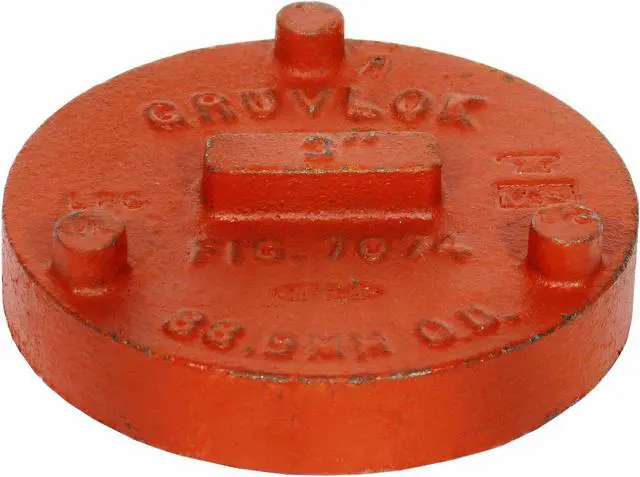 Alt view image 2 of 2 - ZORO SELECT 0390030187 Cap,3",Iron,1000 psi