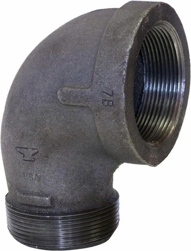 Alt view image 2 of 2 - ANVIL 0311016802 1-1/4" FNPT x MNPT Galvanized 90 Degree Street Elbow