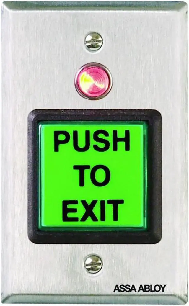 Alt view image 5 of 6 - SECURITRON PB2 Push to Exit Button, Wall Mounted