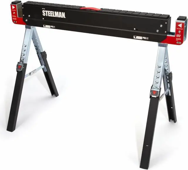 Main image of PROTOCOL 67104 Sawhorse,Work Table,42-9/64 in.,Steel