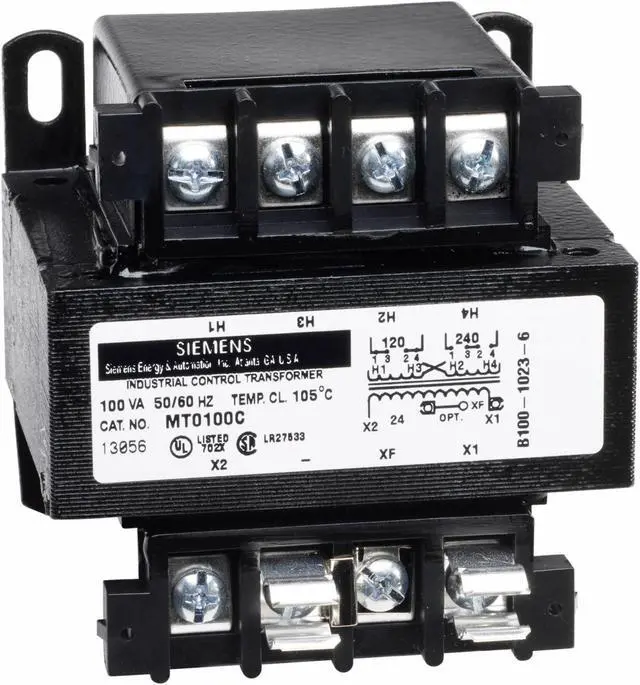 Alt view image 2 of 2 - Siemens Control Transformer,75VA,2.56 In. H  MT0075A