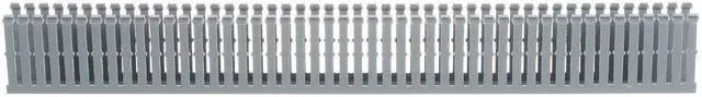 Alt view image 2 of 3 - PANDUIT F1X3LG6 Wire Duct,Narrow Slot,Gray,1.26 W x 3 D