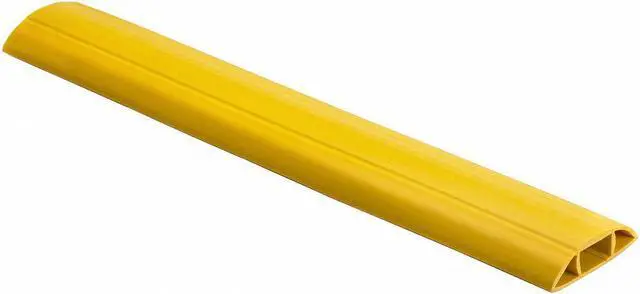 Main image of HUBBELL WIRING DEVICE-KELLEMS FT10Y5 Cable Protector,1 Channel,Yellow,5 ft. L