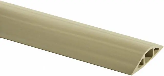 Main image of HUBBELL WIRING DEVICE-KELLEMS FT3BG5 Cable Protector,1 Channel,Beige,5 ft. L
