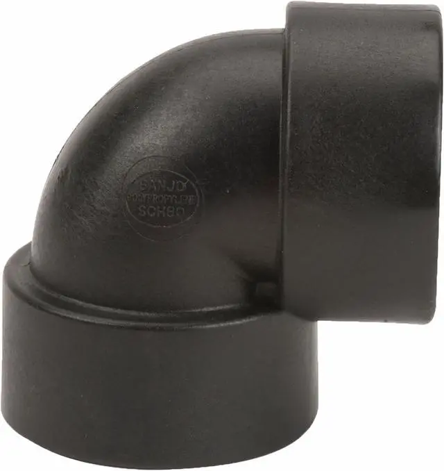 Alt view image 2 of 3 - ZORO SELECT EL200-90 90 Degree Elbow, Polypropylene, 2", Schedule 80, 300 psi