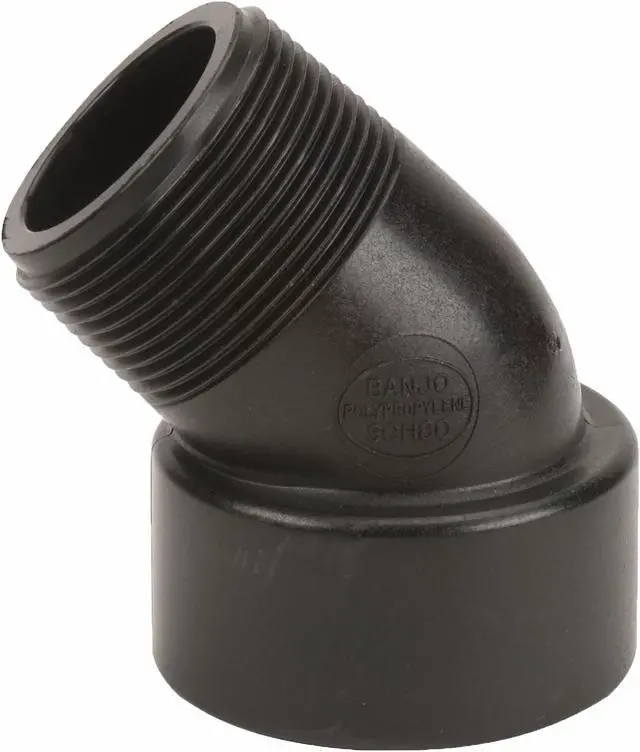 Alt view image 3 of 3 - ZORO SELECT SL150-45 45 Degree Street Elbow, Polypropylene, 1-1/2", Schedule