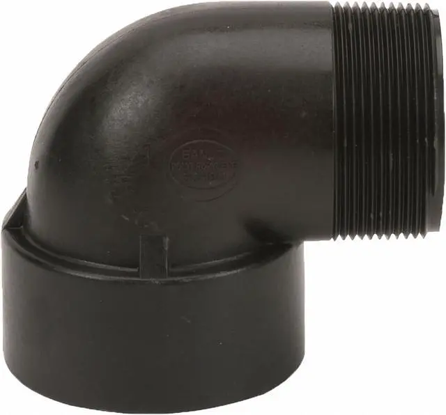 Alt view image 2 of 3 - ZORO SELECT SL200-90 90 Degree Street Elbow, Polypropylene, 2", Schedule 80,