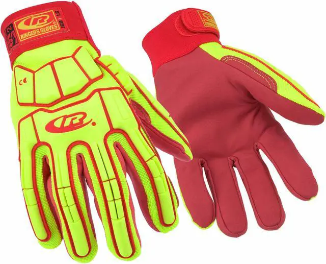Main image of Ringers Gloves Mechanics Gloves,L/9,9",PR HAWA 169-10