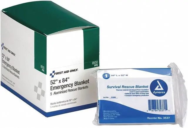 Alt view image 4 of 10 - Emergency Blanket - 52 x 84 Inch - 5 Per Dispenser Box