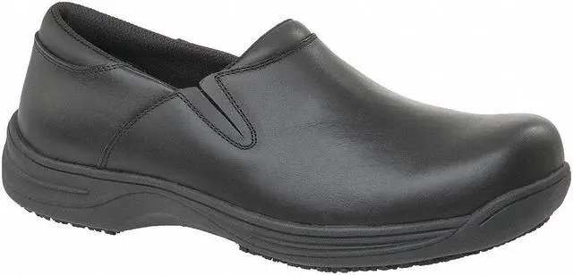 Alt view image 2 of 2 - GENUINE GRIP 470-9.5M Work Shoes,Womens,9.5M,Blk,Slip On,PR