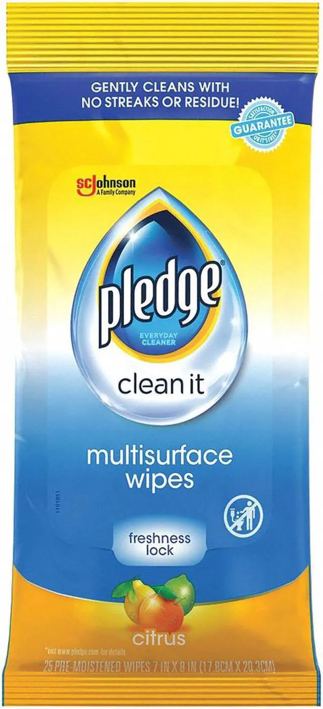 Alt view image 10 of 14 - Diversey Inc Surface Cleaning Wipes 25/PK 7"x8" Citrus Scent 644080EA